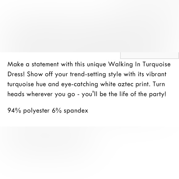 Walking in Turquoise Dress - Picture 5 of 6